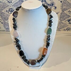 Multicolor Gemstone Necklace16/18”